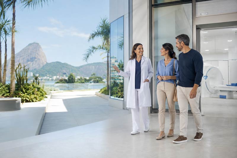 Hospitais e laboratórios no Rio de Janeiro