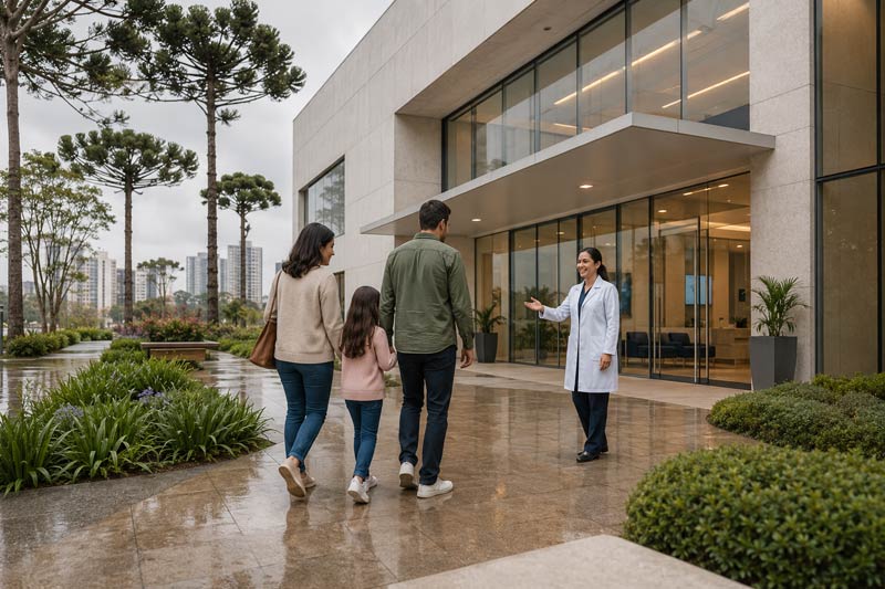 Hospitais e laboratórios em Curitiba